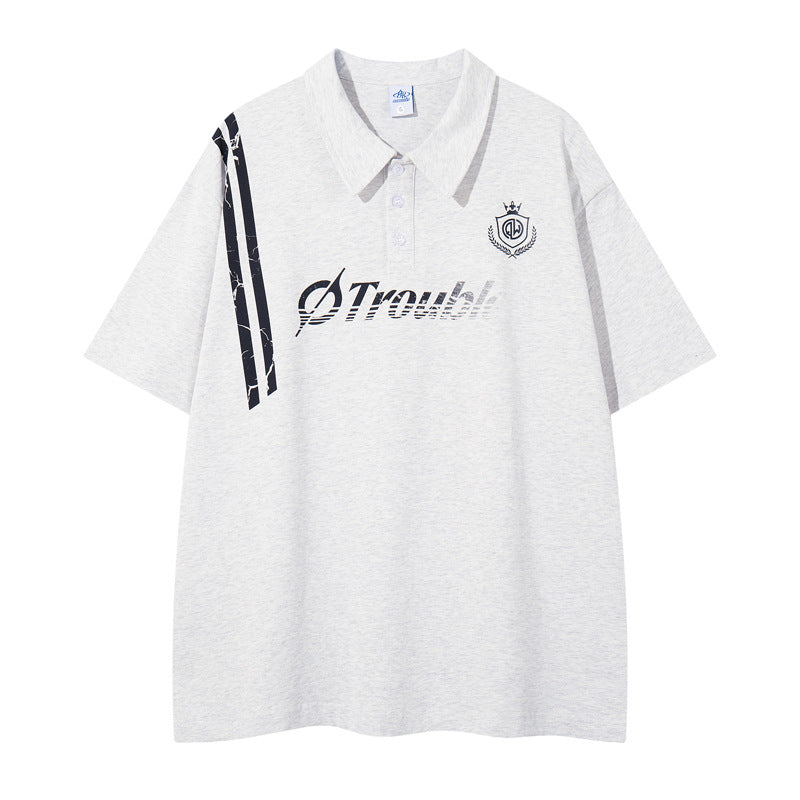 Vintage Retro Polo Shirt for Men and Women