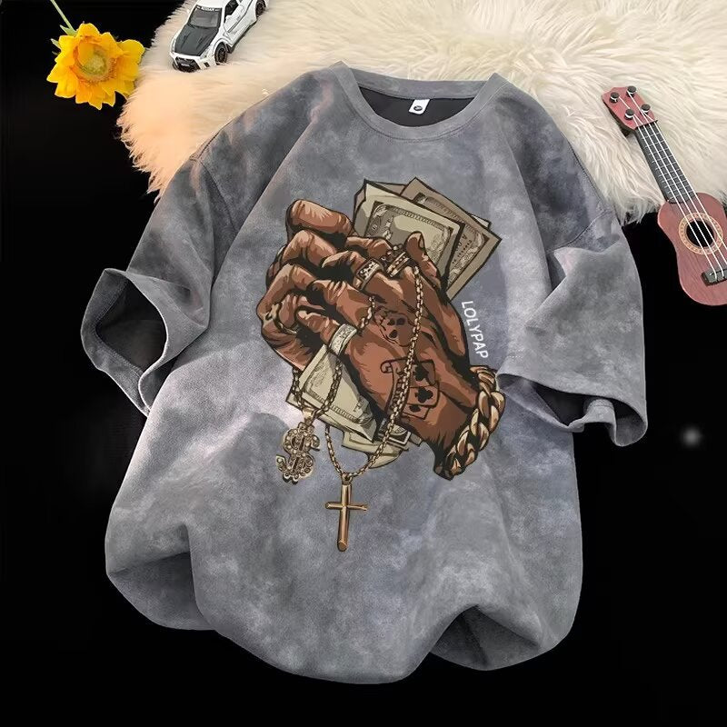 Printed Short Sleeve T-Shirt for Men