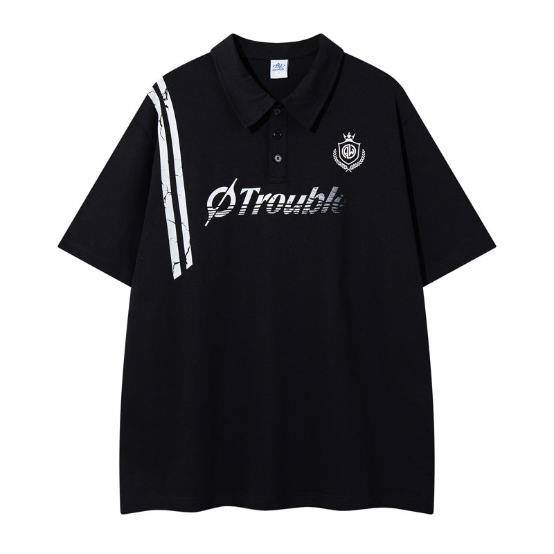 Vintage Retro Polo Shirt for Men and Women