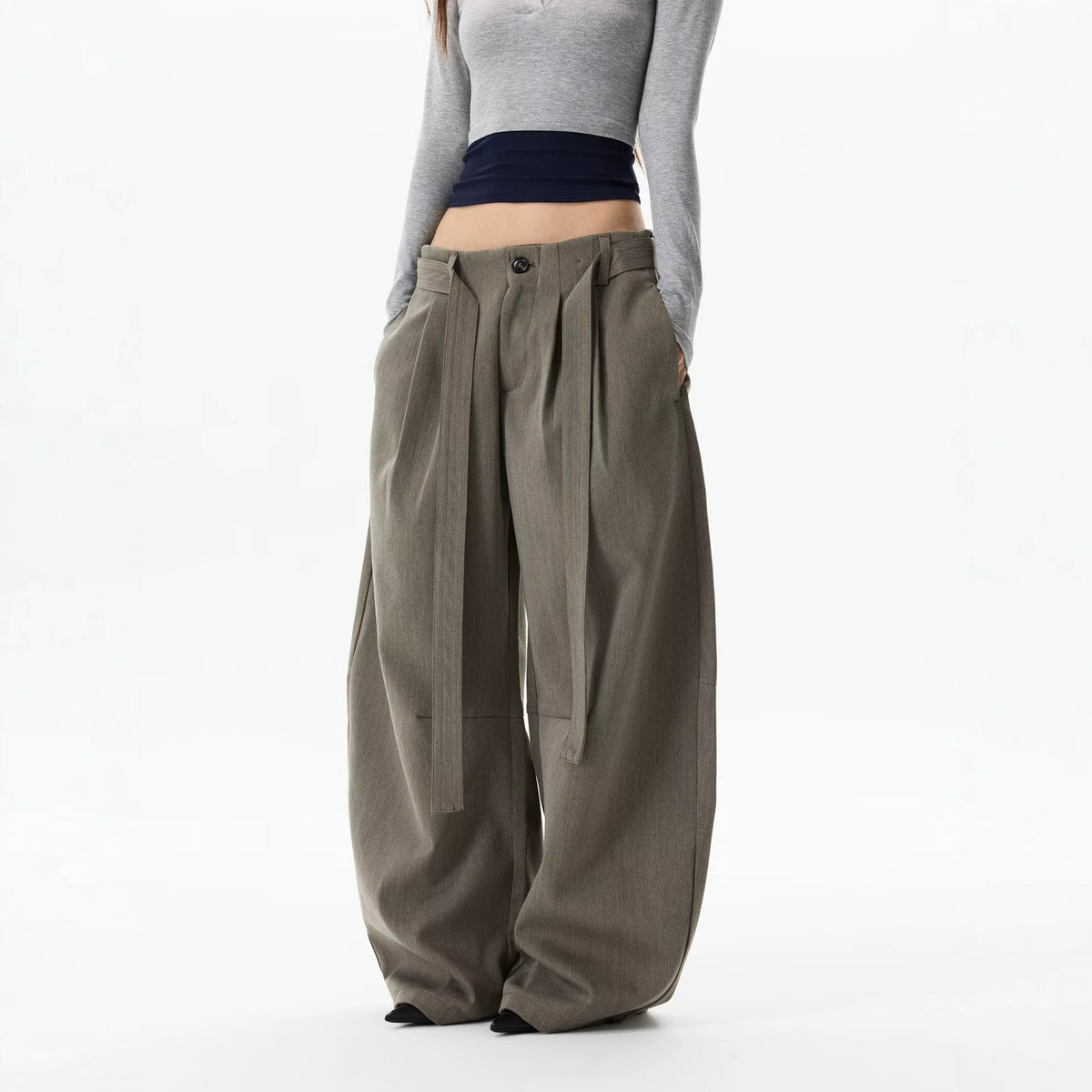 Wide-Leg Trousers for Men and Women Casual Pants