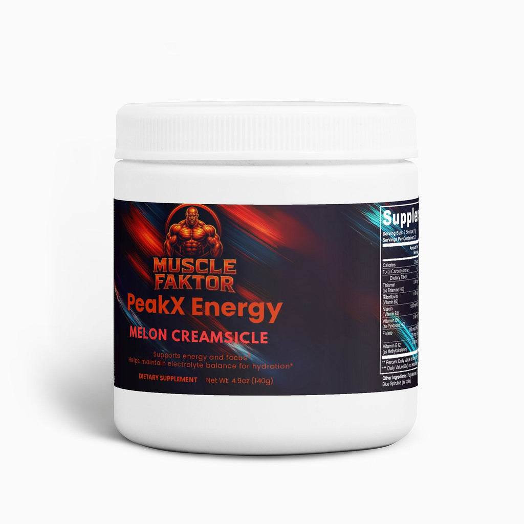 Muscle Faktor PeakX Energy Powder — Melon Creamsicle Sugar-Free