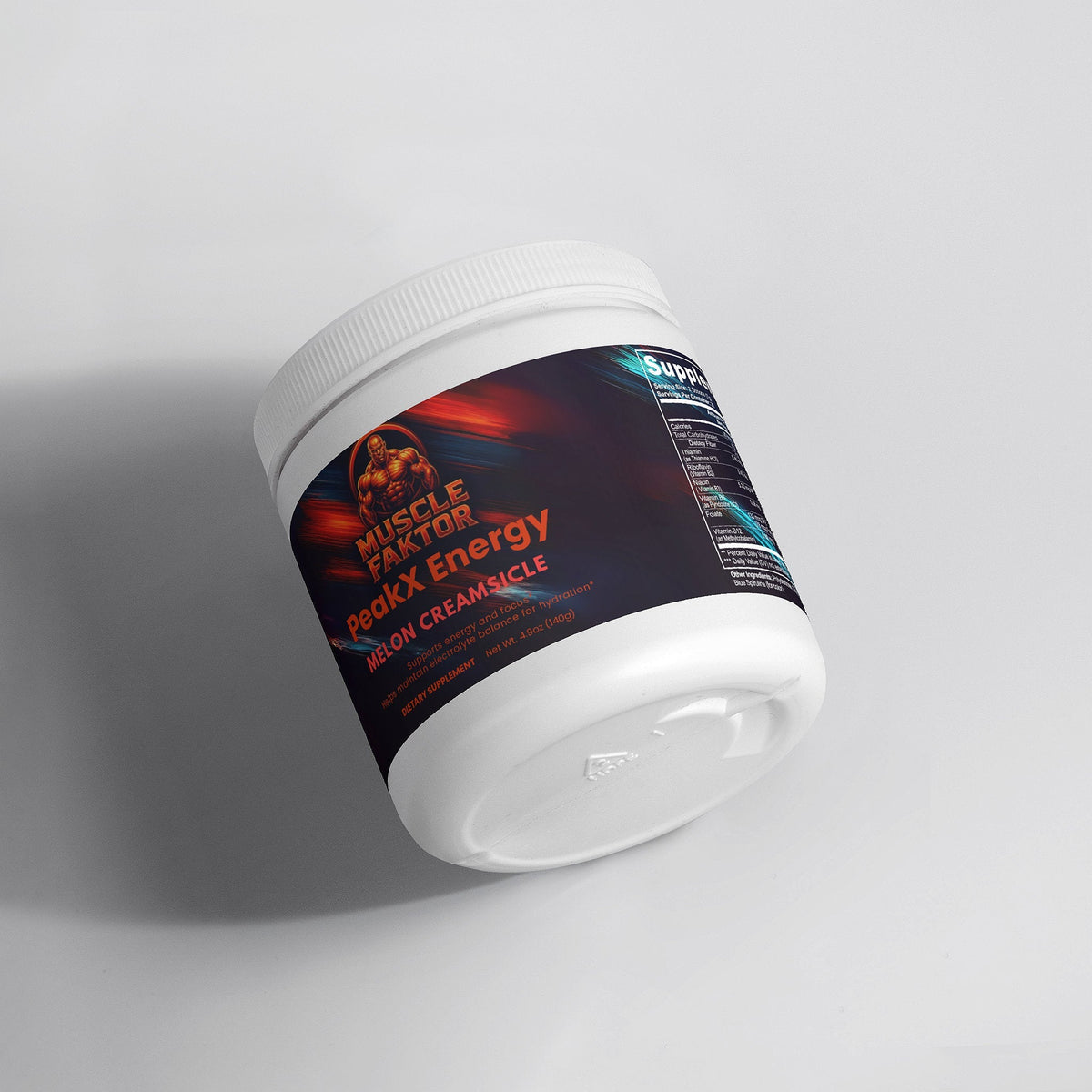Muscle Faktor PeakX Energy Powder — Melon Creamsicle Sugar-Free