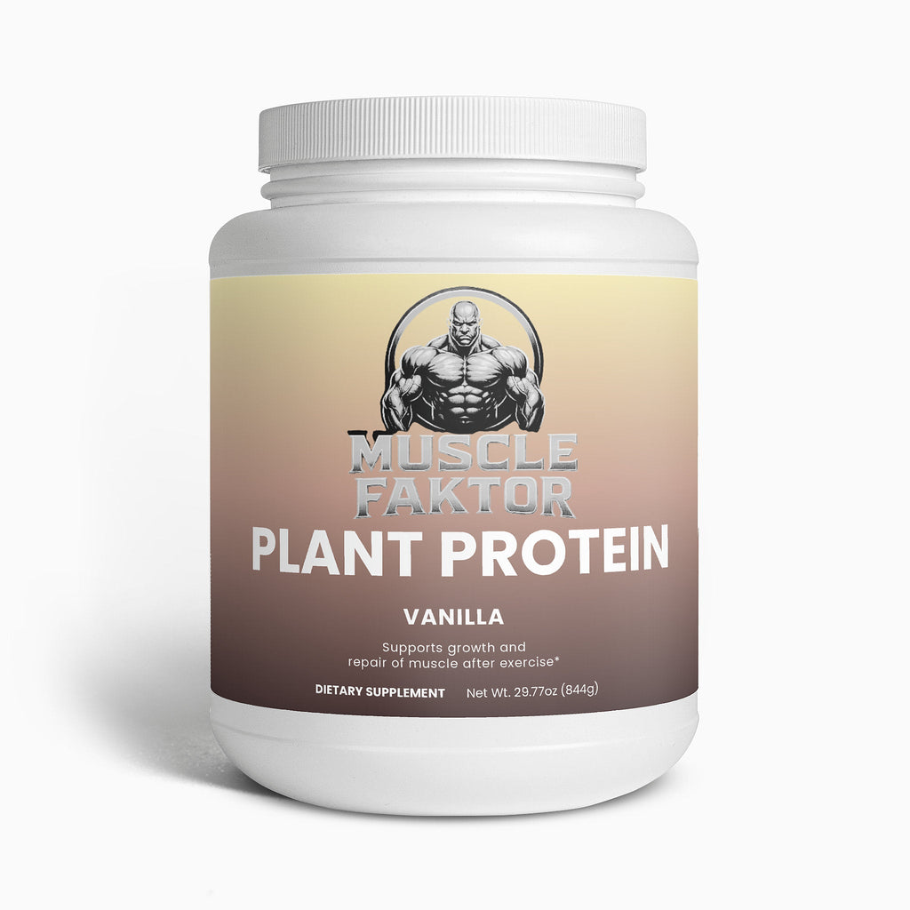Muscle Faktor Plant Protein Powder — Vanilla (Fava Bean & Yeast)