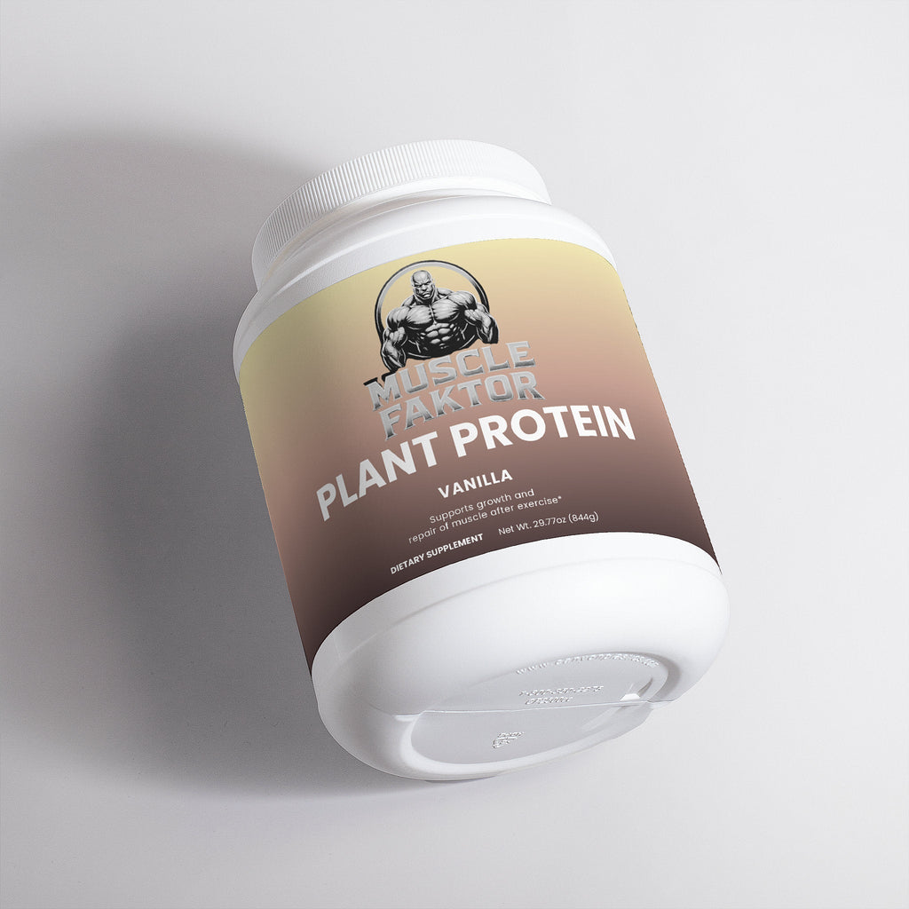Muscle Faktor Plant Protein Powder — Vanilla (Fava Bean & Yeast)
