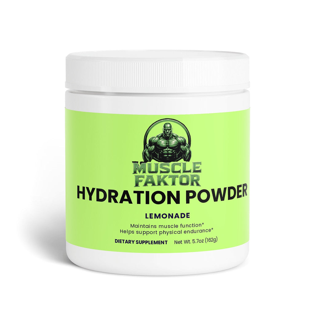 Muscle Faktor Lemonade Electrolyte Hydration Powder — Sugar-Free