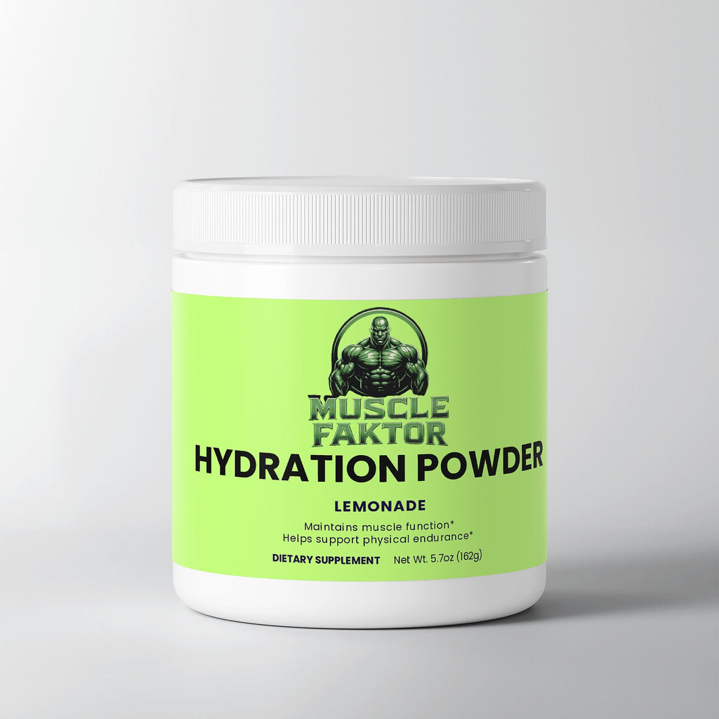 Muscle Faktor Lemonade Electrolyte Hydration Powder — Sugar-Free