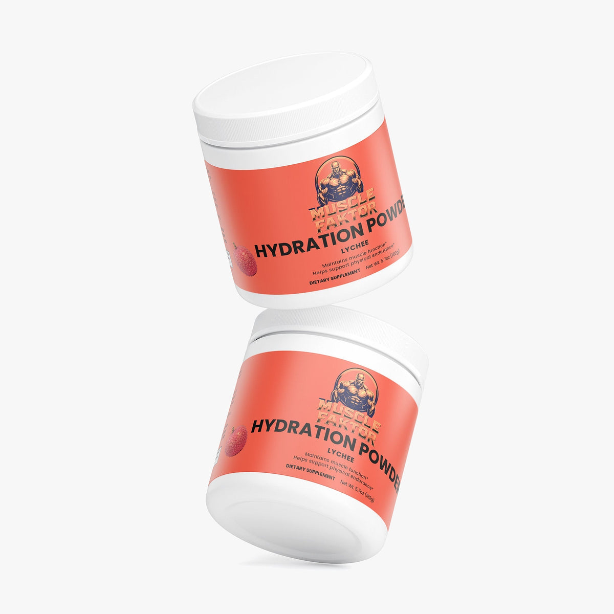 Muscle Faktor Lychee Electrolyte Hydration Powder — Sugar-Free