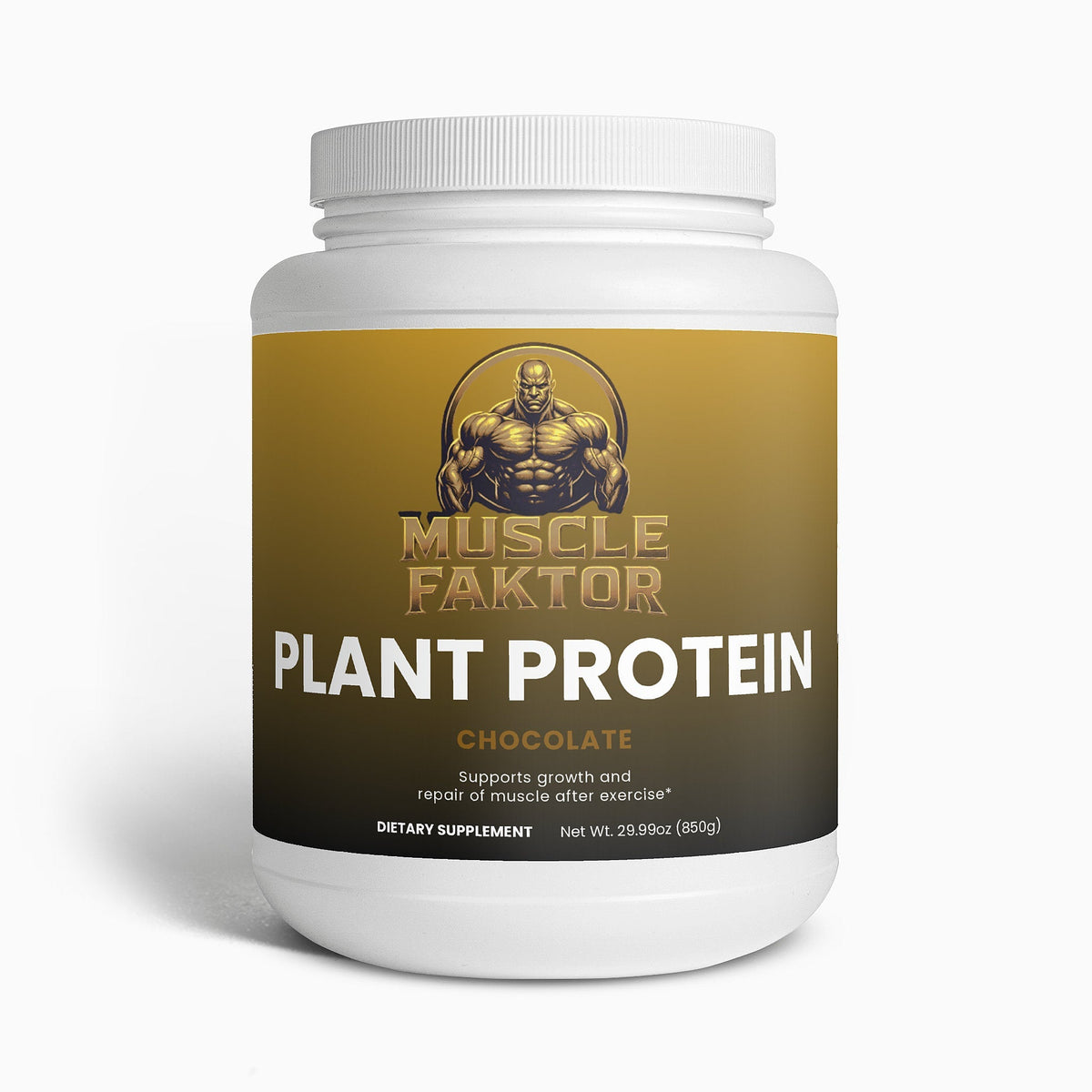 Muscle Faktor Plant Protein Powder — Chocolate (Fava Bean & Yeast)