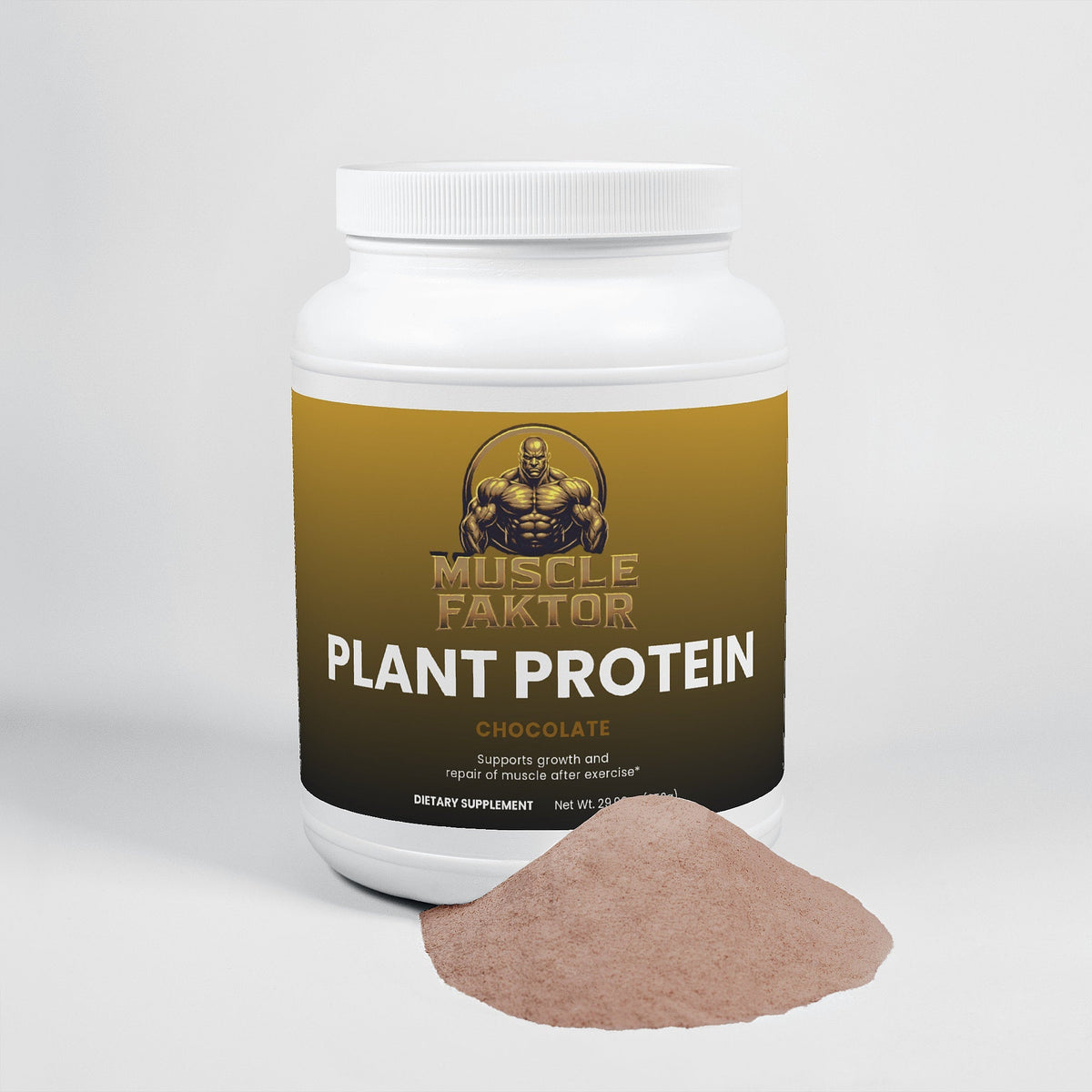 Muscle Faktor Plant Protein Powder — Chocolate (Fava Bean & Yeast)
