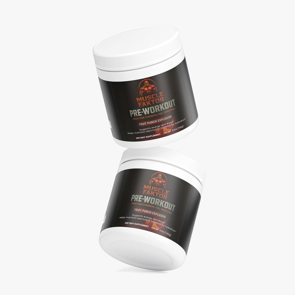 Muscle Faktor Fruit Punch Energy Powder — Sugar-Free Formula