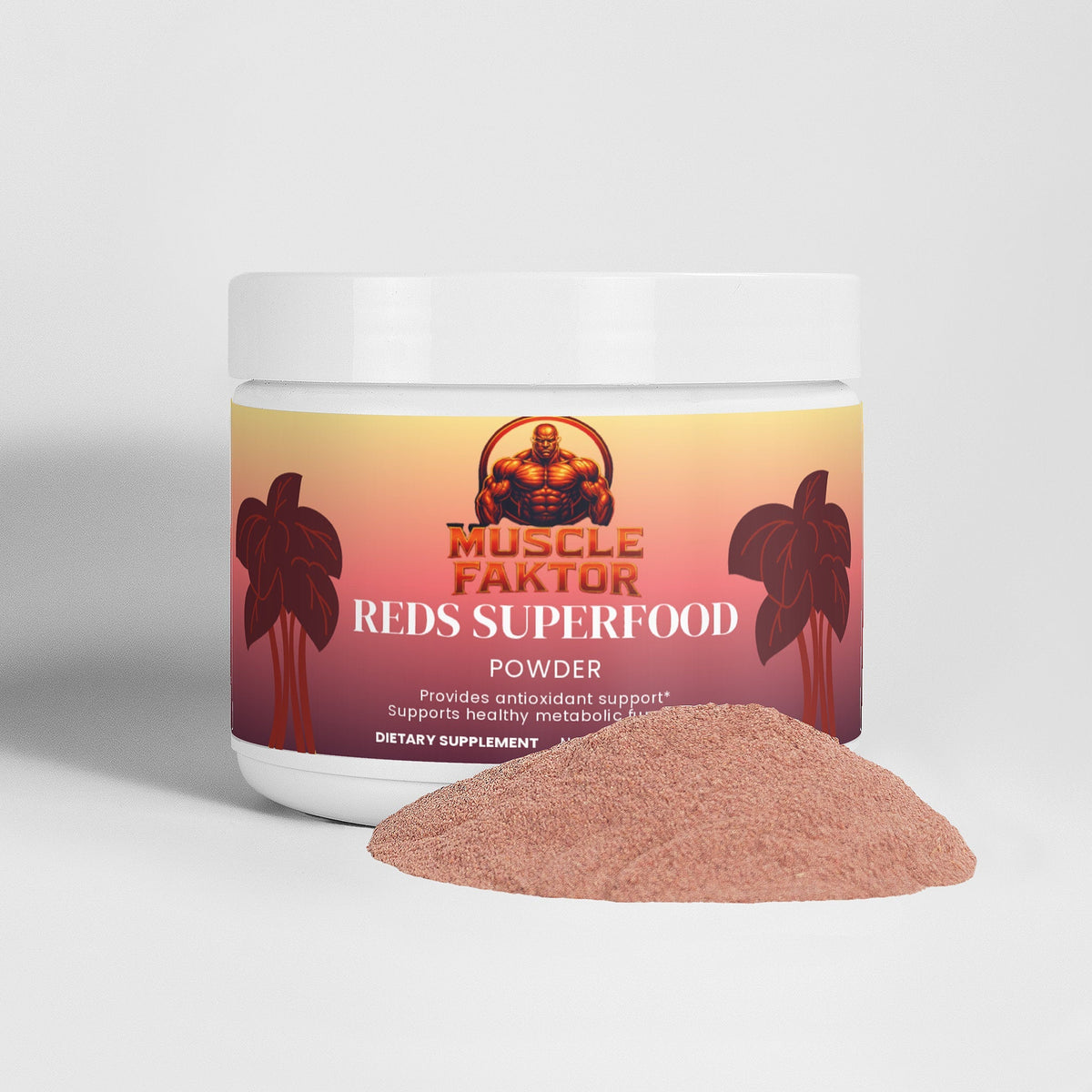 Muscle Faktor Reds Superfood Powder — Beet, Acai & Probiotic Blend