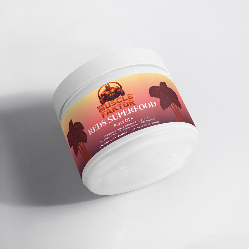 Muscle Faktor Reds Superfood Powder — Beet, Acai & Probiotic Blend