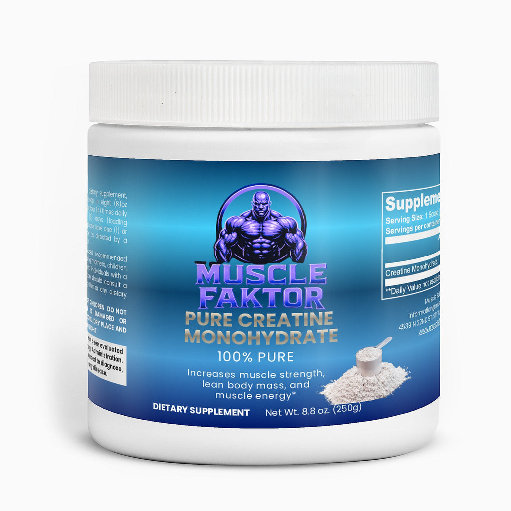 Pure Creatine Monohydrate Powder 250g - Unflavored