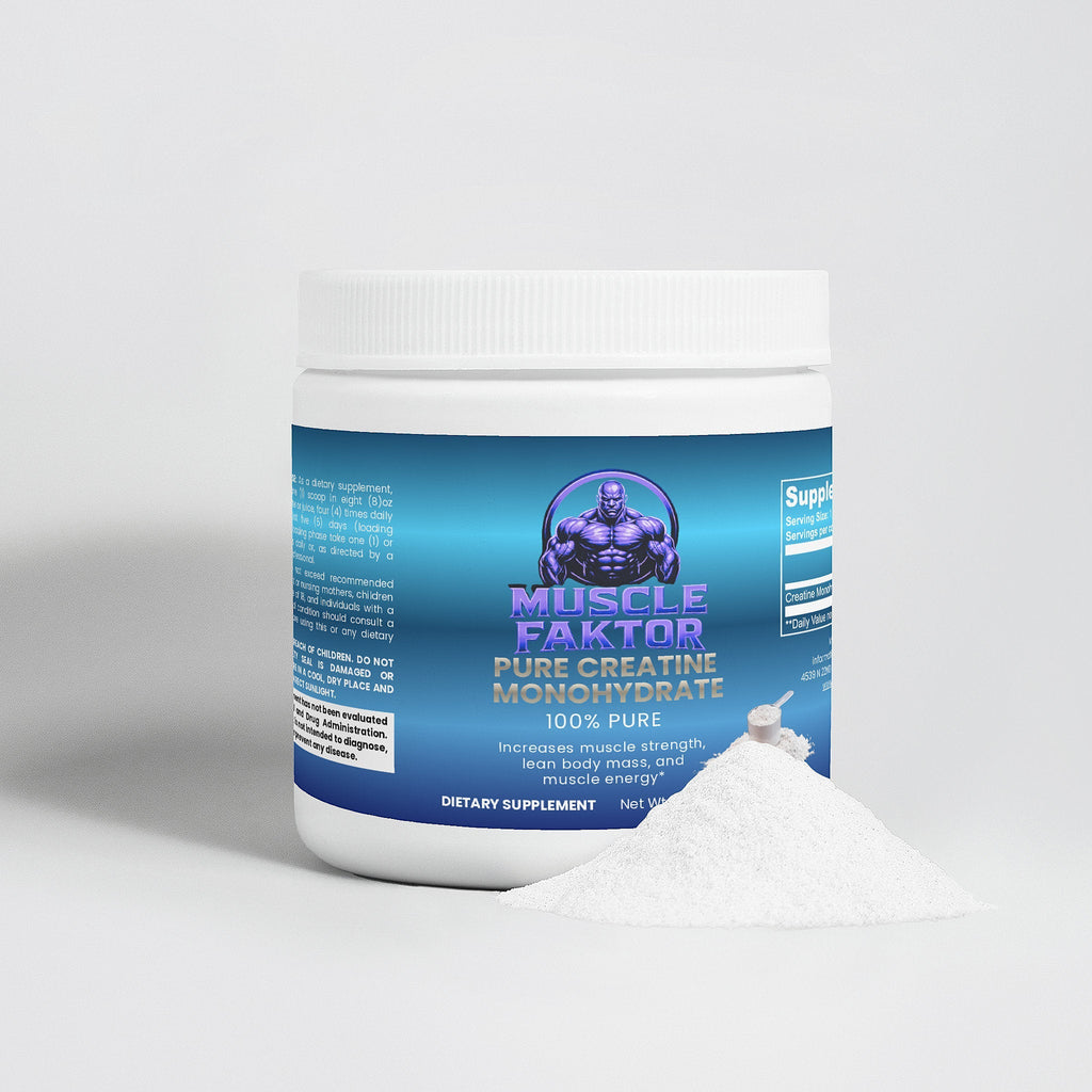 Pure Creatine Monohydrate Powder 250g - Unflavored