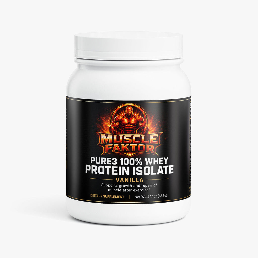 Pure3 100% Whey Protein Isolate (Vanilla)