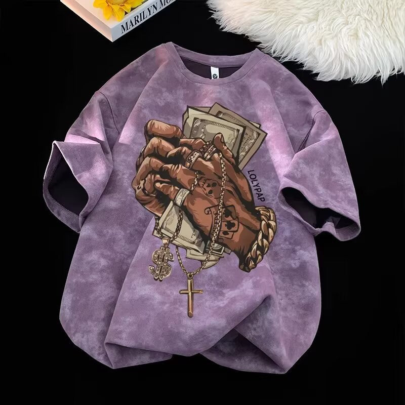 Printed Short Sleeve T-Shirt for Men