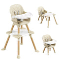 Momfann Baby High Chair with 5-Point Harness
