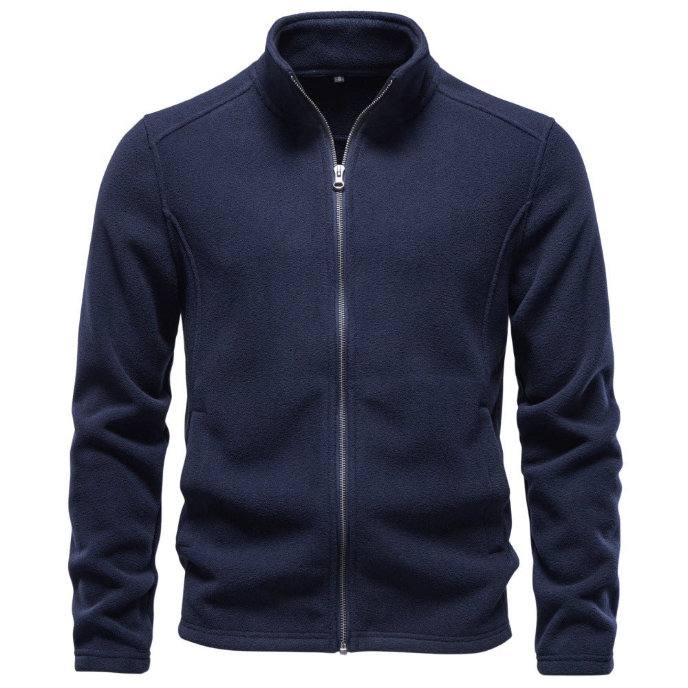 Zipper long sleeved jacket for men
