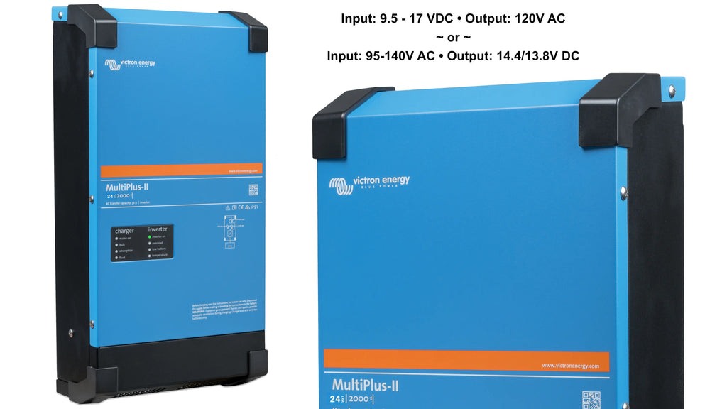 120V Inverter & Charger - 12/24/48V; 500 - 5000 Watts