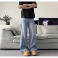 Wide Leg Denim Pants for Men