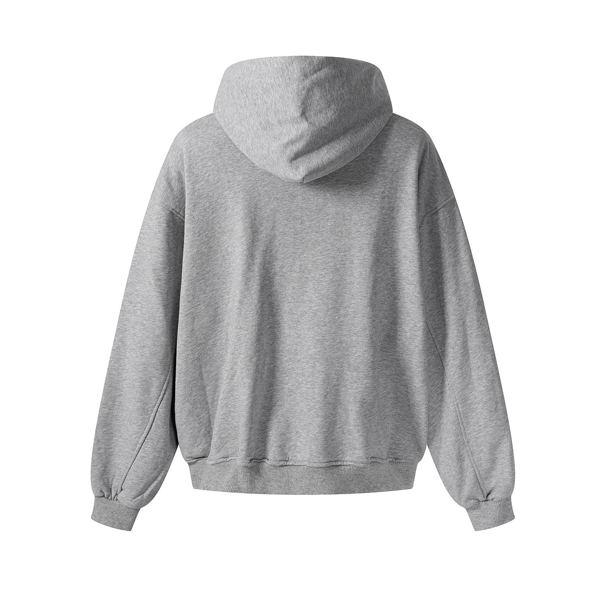 Loose deconstruction zipper hoodie for men