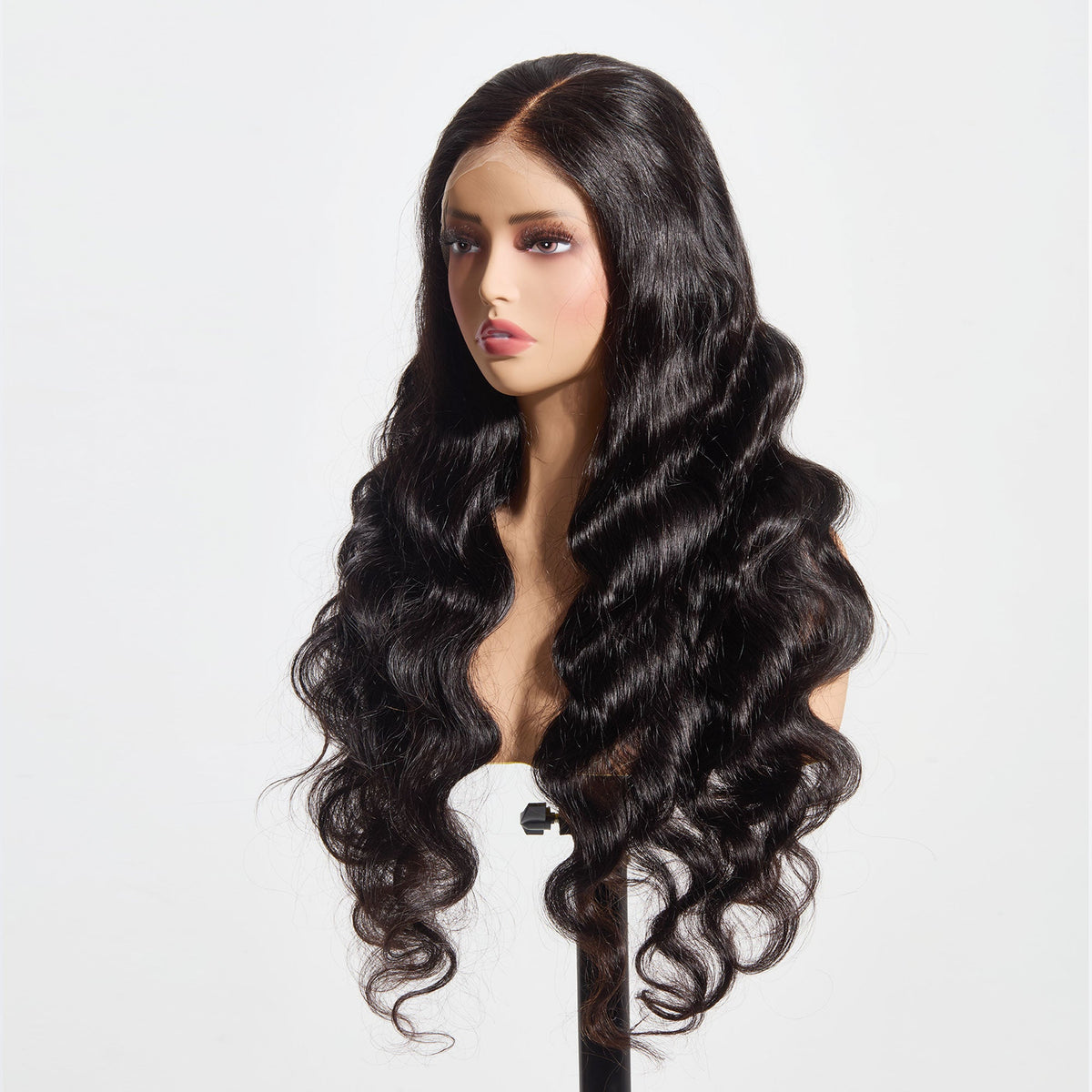 StariaHair 13"x6" HD Lace Frontal Wig 180% Body Wave #1B