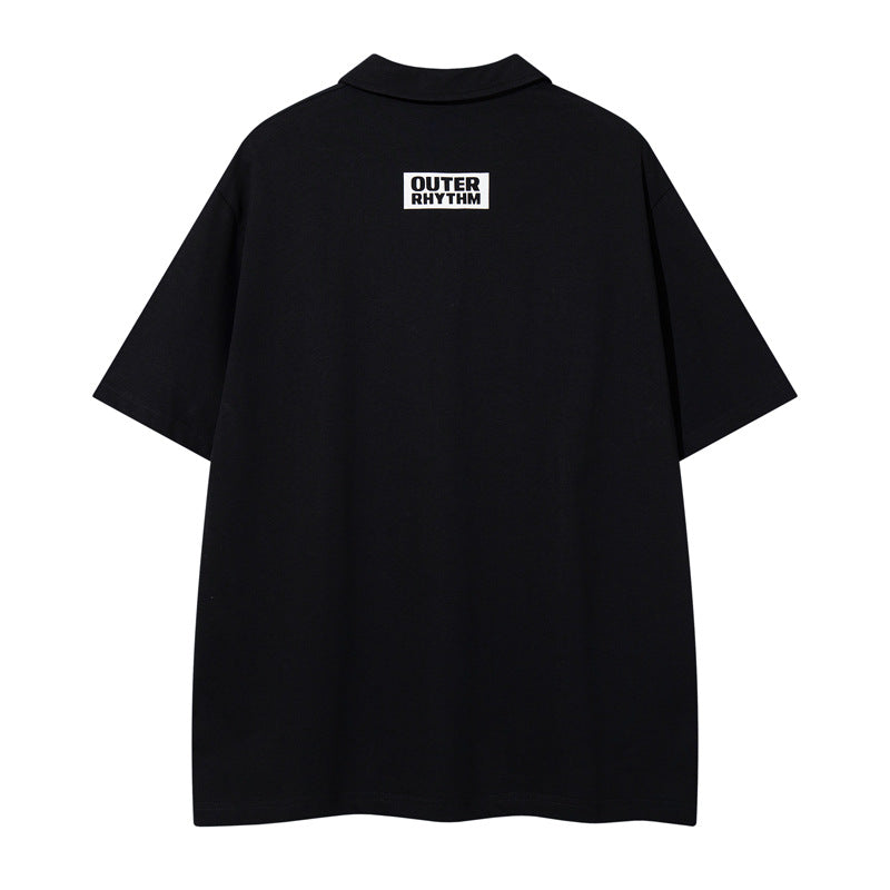 Vintage Retro Polo Shirt for Men and Women