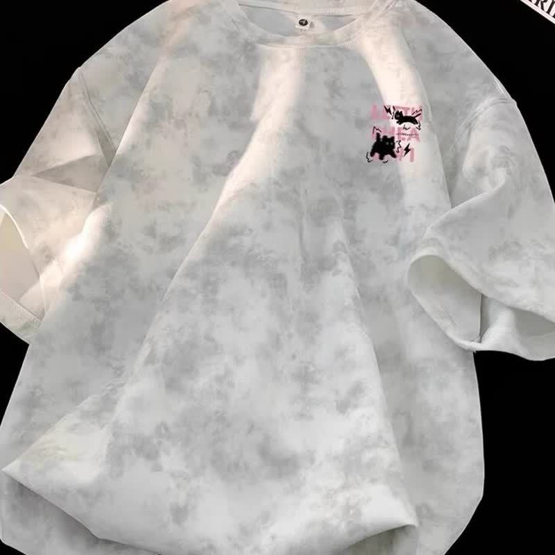 Tie-Dye Short Sleeve T-Shirt for Men