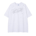Embroidery Short Sleeve T-Shirt Men