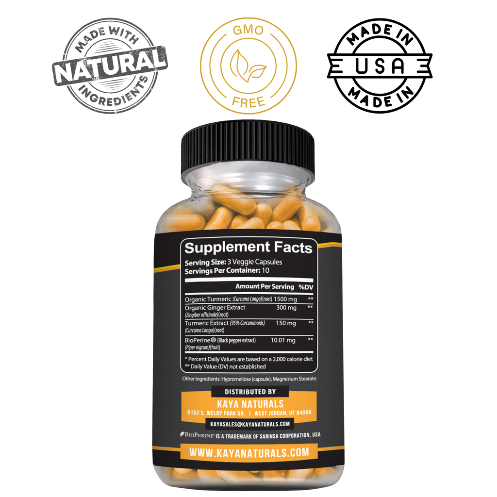 Turmeric with Ginger - Joint & Digestive Support