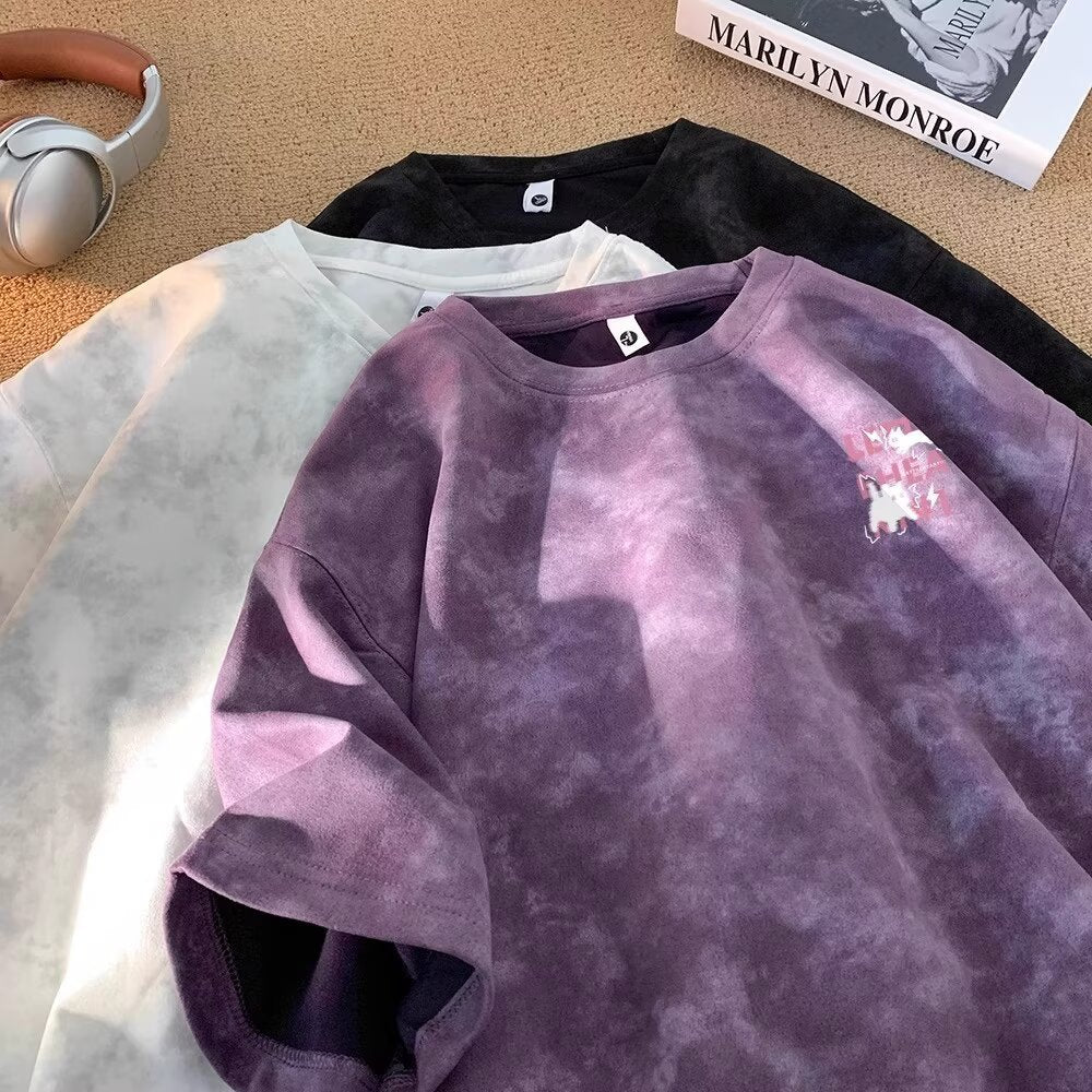 Tie-Dye Short Sleeve T-Shirt for Men