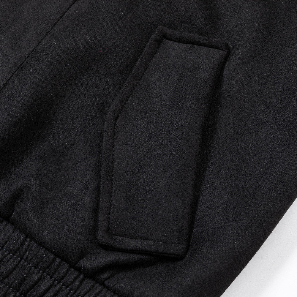 Collar baseball jacket for men