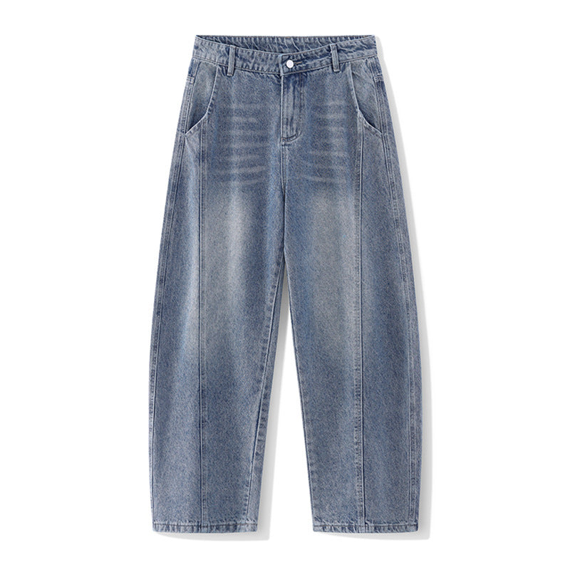 Denim Pants for Men, Vintage Washed