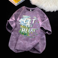 Dye Print Short Sleeve T-Shirt for Men