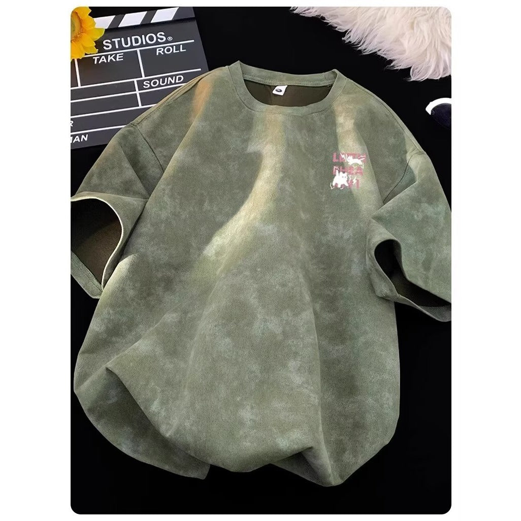 Tie-Dye Short Sleeve T-Shirt for Men