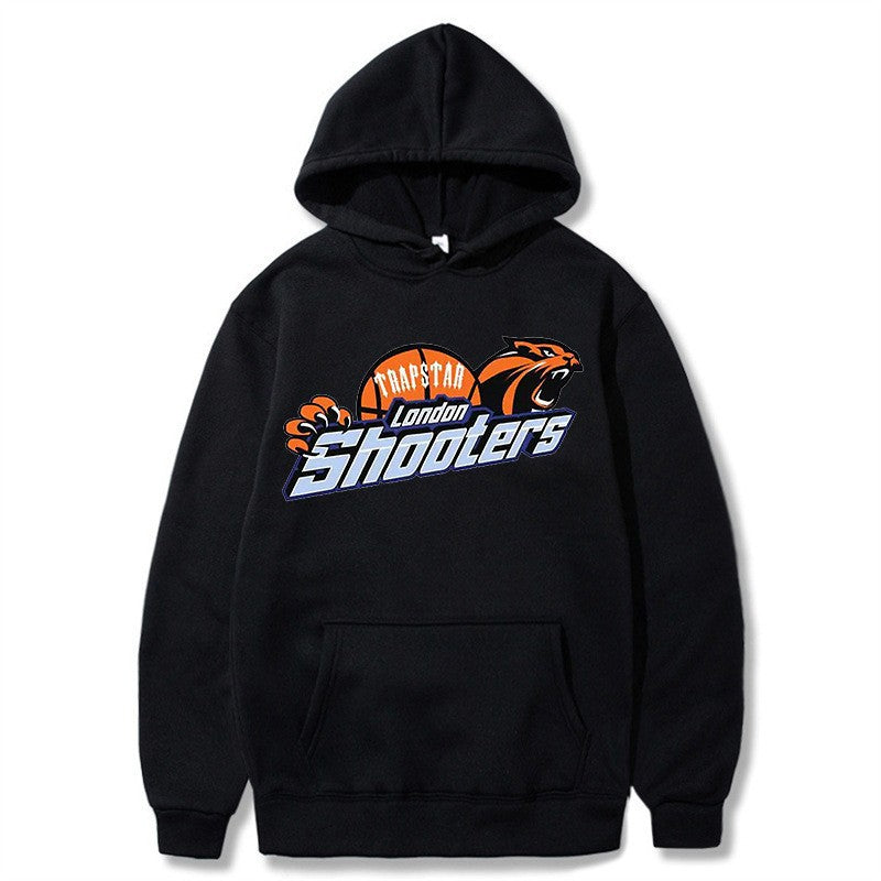 Hoodie with Tiger Head Print for Men and Women