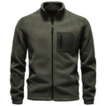 Long sleeved zipper jacket for men
