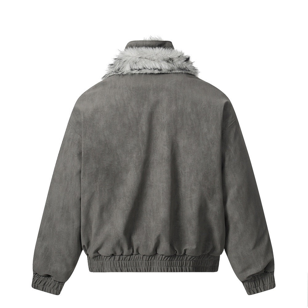 Fake two cotton coats for men