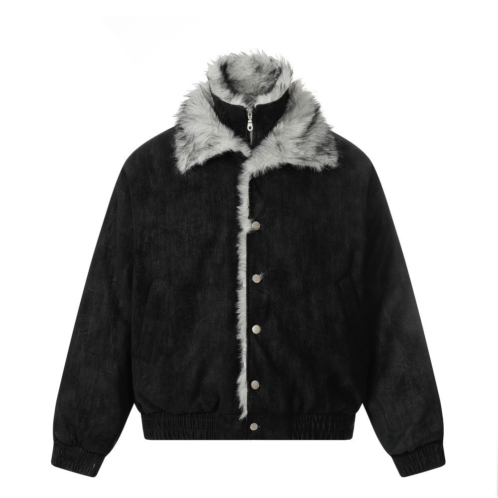 Fake two cotton coats for men