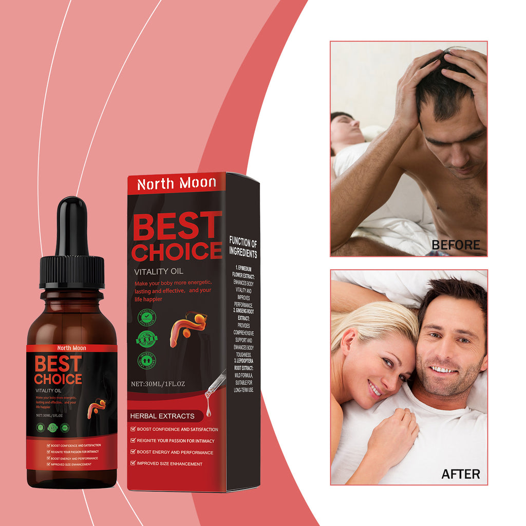 Men's Herbal Oil, Men's Vitality And Endurance Enhancement Body Massage Toning Oil