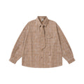 College Wind Long Sleeve Shirt for Men