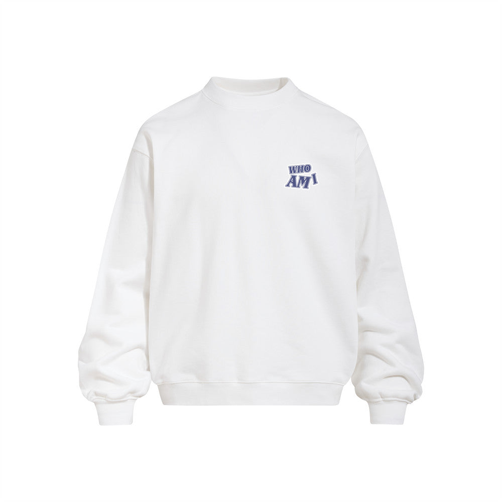 Round neck sweatshirt for men