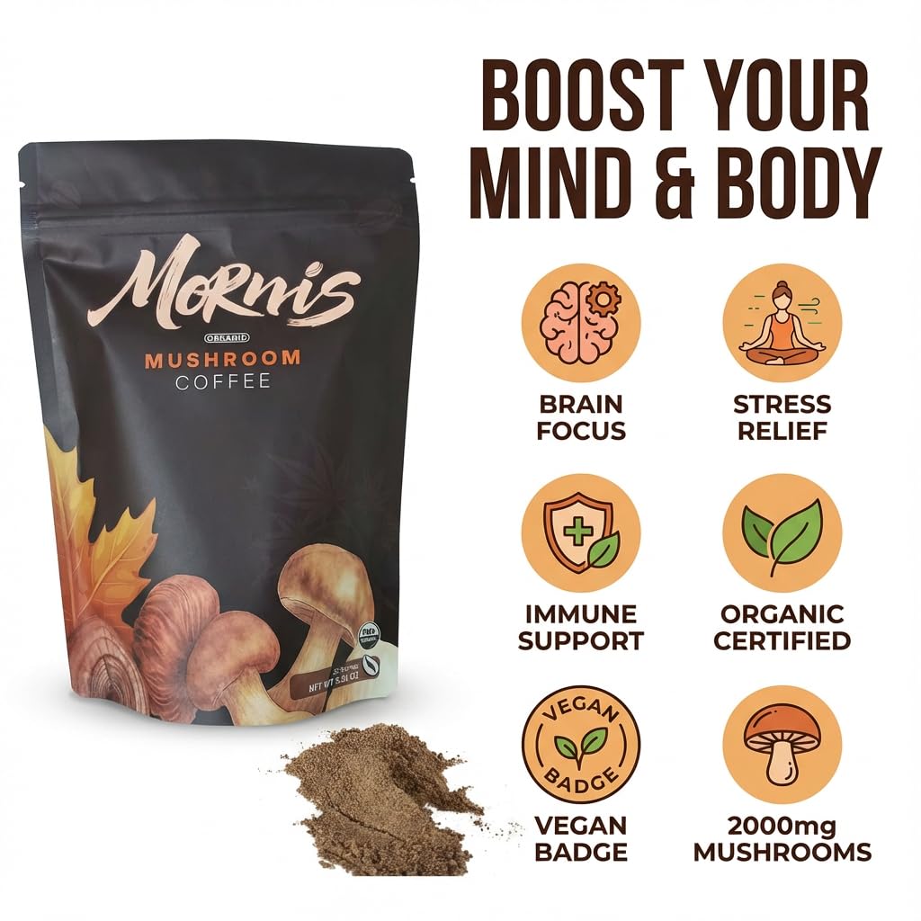 Mushroom Coffee — Energy & Focus Support