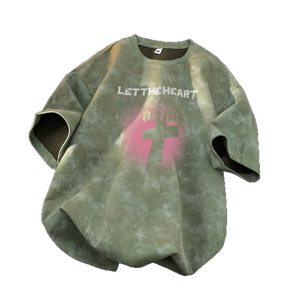 Tie-Dye Short Sleeve T-Shirt for Men