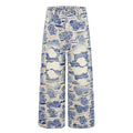 Cashew jacquard jeans for men and women