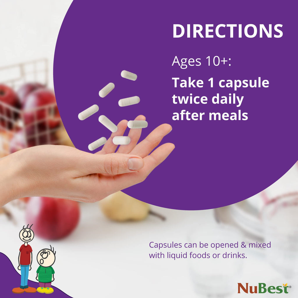 NuBest Tall 10+, Powerful Growth Support for Teens - 60 Capsules