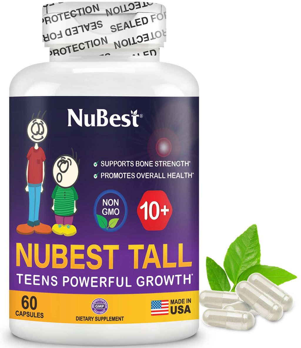 NuBest Tall 10+, Powerful Growth Support for Teens - 60 Capsules