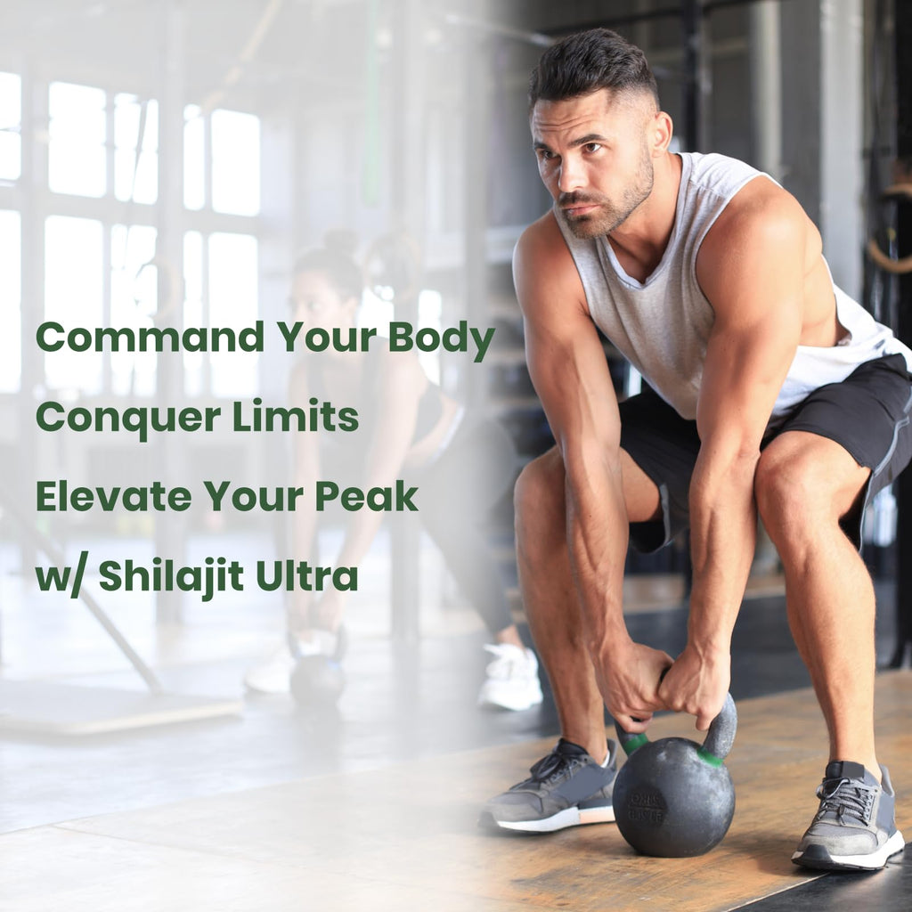 Shilajit for Men – 1,300mg with Fulvic Acid & L-Arginine | 60 Capsules