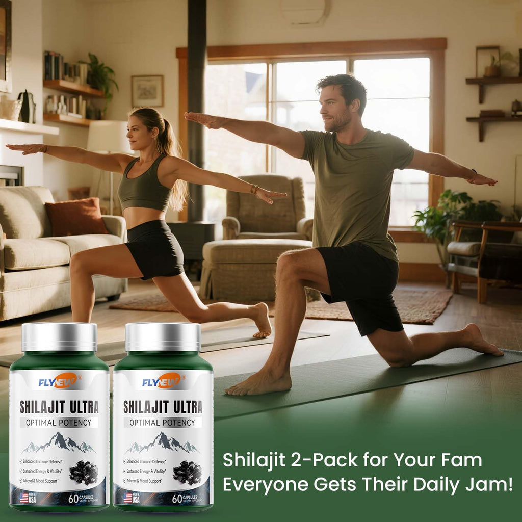 Shilajit for Men – 1,300mg with Fulvic Acid & L-Arginine | 60 Capsules