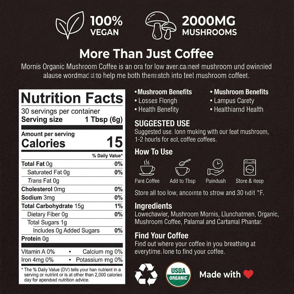 Mushroom Coffee — Energy & Focus Support